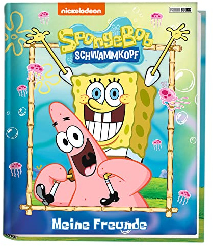 SpongeBob Schwammkopf: Meine Freunde: Kindergartenfreundebuch mit wattiertem Cover