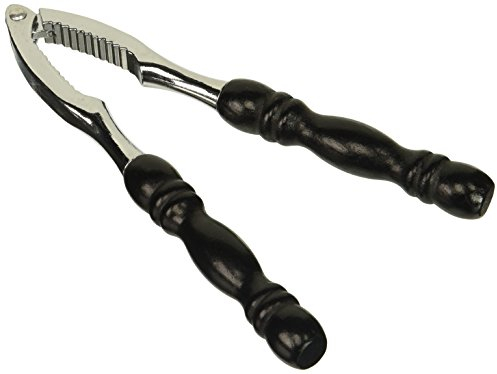 Fackelmann Nutcracker with Grip of Zinc/Wood, Black/Silver, 6.7-Inch