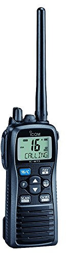 ICOM IC-M73 01 Icom IC-M73 01 Handheld VHF Marine Radio, 6 Watts
