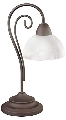 Reality Country Lampada da Tavolo, Antic Curva, E14, 0 watts, Ruggine