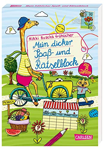 Rätselspaß Grundschule: Mein dicker Spaß- und Rätselblock: Ab 8 Jahren | Knobelspaß für Freizeit und Ferien | Anti-Langeweile-Garantie für Mädchen und Jungs