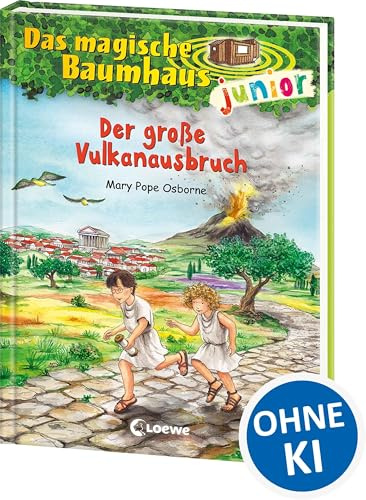 Das magische Baumhaus junior (Band 13) - Der große Vulkanausbruch: Reise mit Anne und Philipp ins alte Pompeji! - Kinderbuch ab 6 Jahren zum Vorlesen ... Selberlesen - Mit farbigen Illustrationen