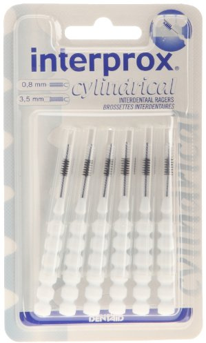 Interprox Cylindrique 4867813 Interdentalbürsten, 6 Stück, Weiß