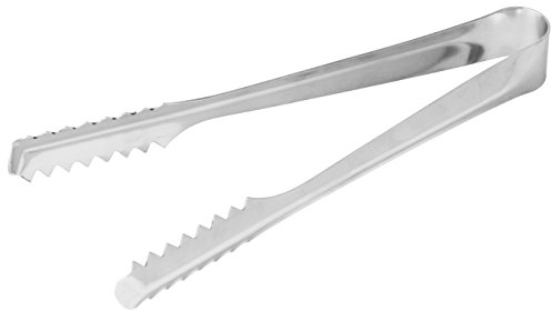 Fackelmann 49317 Pince à glaçons, pince de cuisine, pince inox, ustensile de cuisine, Acier inoxydable, Argent, 15 cm