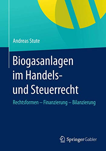 Biogasanlagen im Handels- und Steuerrecht: Rechtsformen – Finanzierung – Bilanzierung