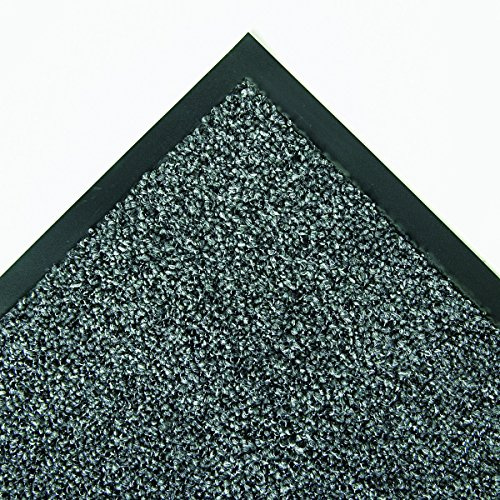 Crown CS0046GY Cross-Over Indoor/Outdoor Wiper/Scraper Mat, Olefin/Poly, 48 x 72, Gray