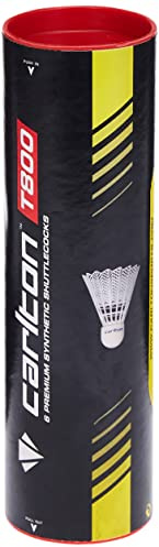 Dunlop Sports Carlton T-800 Fast Speed Badminton-Shuttle, Weiß