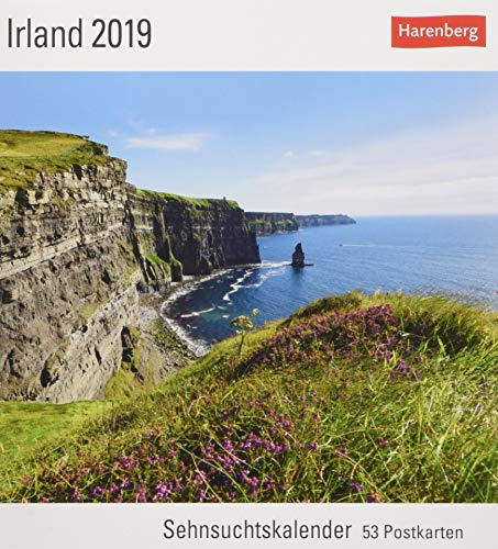 Irland - Kalender 2019: Sehnsuchtskalender, 53 Postkarten