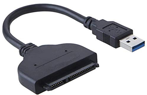 USB SATA adapter - For 2.5 SSD/HDD - USB 3.0 to SATA III Hard Drive Cable - Comptible with Samsung, Toshiba, Seagate, WD, Western Union, Crucial, SanDisk, Kingston, Hitachi and more