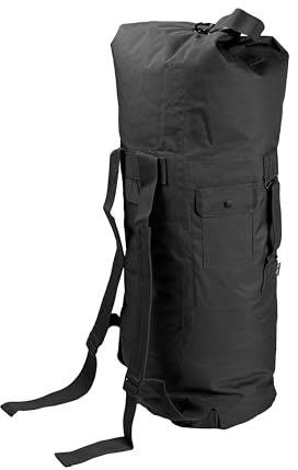 Mil-Tec Unisex – Vuxen Seesack-13853102 Seesack, Svart, One Size