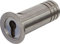 ABUS KeyGarage 728 - Coffre à clés à encastrer dans le mur - tube en acier inoxydable pour le rangement des clés - boîte à clés - argenté