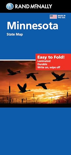Rand McNally Easy To Fold: Minnesota State Laminated Map