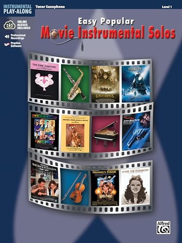 Easy Popular Movie Instrumental Solos: Tenor Saxophone (incl. CD) (Pop Instrumental Solo Series, Level 1)