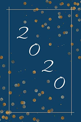 2020: Januar bis Dezember 2020, schönes Notizbuch-Design, Kalender Wochen- und Monatsplaner, 1 Woche auf einer Doppelseite, A5 Format (Bürobedarf)