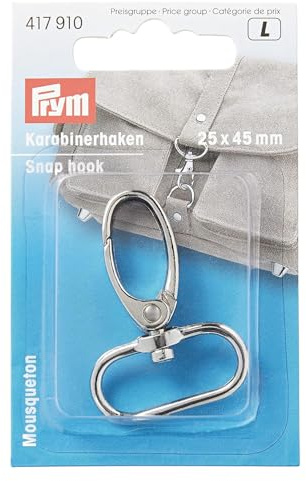Prym - Silver (25 x 40mm) Snap Hook - 1 Unit