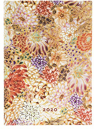 Paperblanks 12-Monatskalender 2020 | Kikka |Verso | Midi (180 x 130 mm)