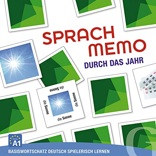 SPRACHMEMO Durch das Jahr: Basiswortschatz Deutsch spielerisch Lernen/Sprachspiel