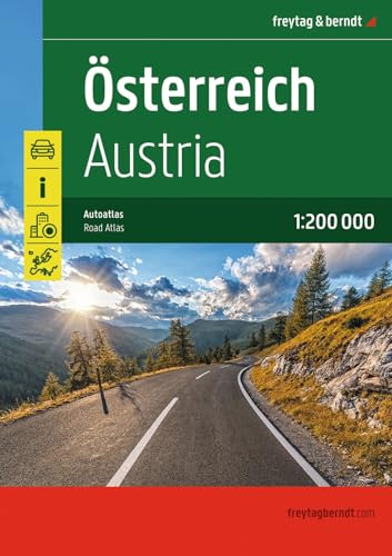Austria, Road Atlas 1:200.000: Straßenatlas mit Innenstadtplänen: OEAA