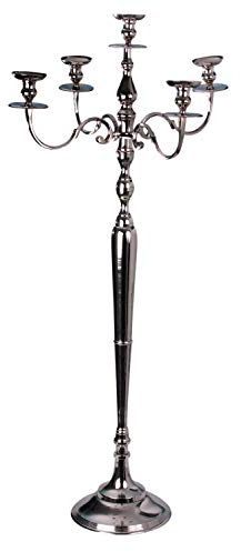 Chandelier à 5 branches Argenté 150 cm