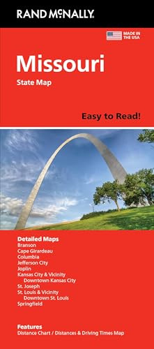 Rand McNally Easy to Read: Missouri State Map