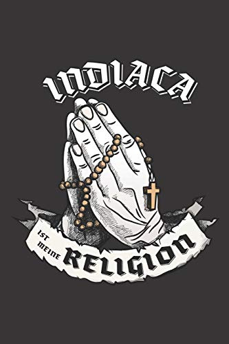 Indiaca Ist Meine Religion: DIN A5 6x9 I 120 Seiten I Kariert I Notizbuch I Notizheft I Notizblock I Geschenk I Geschenkidee