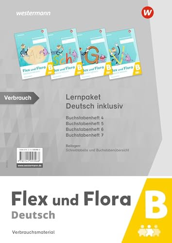 Flex und Flora - Deutsch inklusiv Ausgabe 2021: Lernpaket Deutsch inklusiv B (Druckschrift)
