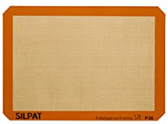 Demarle 47680-53 - Lámina de cocción Anti-adherente para Horno, Multicolor (Naranja/Beige), Talla 30x40 cm