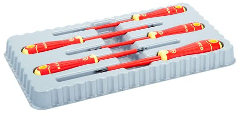 Bahco B220.005 - Juego de 5 destornilladores Bahcofit Aislo Pl/Ph