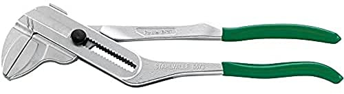 Stahlwille 6573 5 180 Zangenschlüssel PowerGRIP | Länge 192 mm | Schnelleinstellung | 2in1 – Zange und Schraubenschlüssel | patentiert, Made in Germany