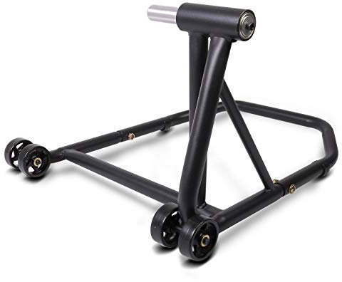 ConStands Rear Paddock Stand compatible with Ducati Hypermotard 821 13-15 black mat, Single Swing Arm, adaptor incl.