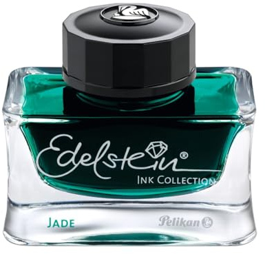 Pelikan, Edelstein Ink Collection, Colore Verde Brillante, Inchiostro Per Penna Stilografica, Design Elegante E Raffinato, Per Una Scrittura Fluida E Scorrevole, Flacone Da 50Ml