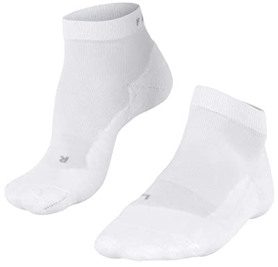 FALKE Damen Golfsocken GO2 Short W Sso Baumwolle Funktionsmaterial antiblasen 1 Paar, Weiß White 2000, 37-38