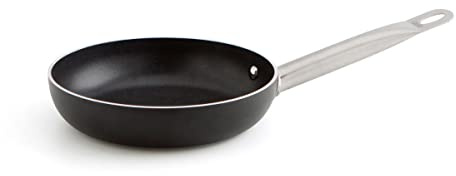 Quid Bedruckte Aluminium-Pfanne, 20 cm, elektrisch, geeignet für Glaskeramik, Griffe oder Griff aus Stahl
