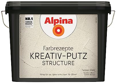 Alpina Farbrezepte KREATIV-PUTZ Weiß 10 kg