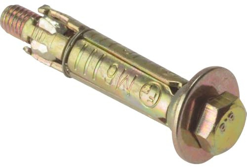 Forgefix LB825M FORLB825M Mauerwerk-Ankerbolzen, lose ZYP, M8 x 25 mm, 10 Stück, gelb