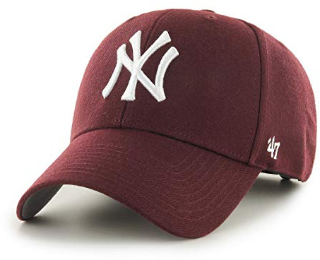 47 MLB Caps verstellbar Klettverschluss Baseball Kappe gebogener Schirm Teamlogo
