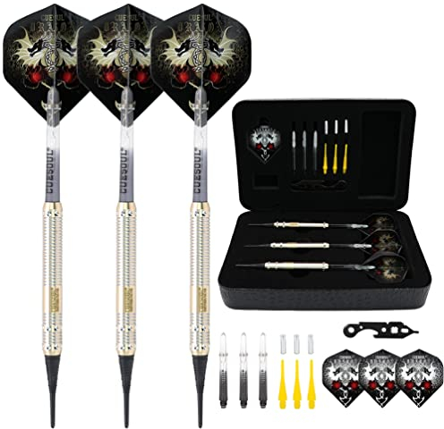 CUESOUL Dragon Deluxe Soft Dartpfeile Set with Luxury Case, 16 gram (B1103)