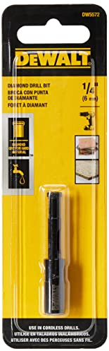 DEWALT Fliesenbohrer, Diamantspitze, 1/4 Zoll (DW5572)