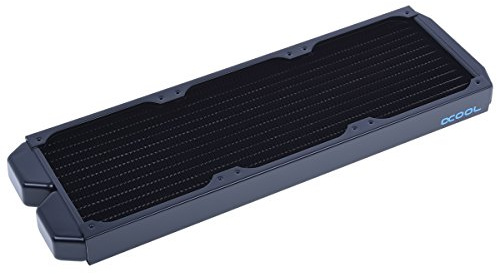 Alphacool 14158 NexXxoS ST30 Full Copper 360mm Radiator - CPU Wasserkühlung - Kupfer/schwarz | Kupferlamellen, Kanäle und Kammern, getrennte Kühlmittelkammern, flaches Kammerprofil für reduzierte Gesamtlänge