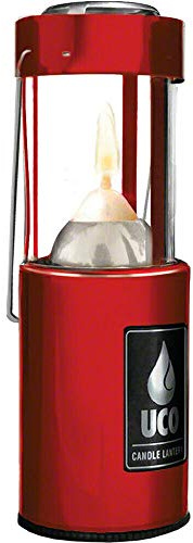 UCO Alu Kerzenlaterne, rot, 054807