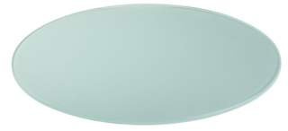 Glasplatte Lazy Susan Milky Ø 53 cm in satinierter Optik