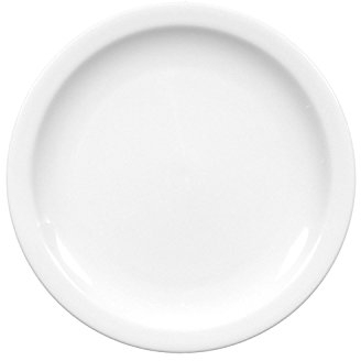 Seltmann 001.448601 Lot de 6 assiettes à pain rondes en porcelaine Blanc Diamètre 17 cm Hauteur 1,7 cm