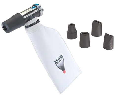 ZENDEX Tool HS2020 Spot Sand Blaster Gun Kit Recovery System - Speed Blaster Upgrade Conversion Kit for Spot Sand Blasting - 4 Blast Cones Included