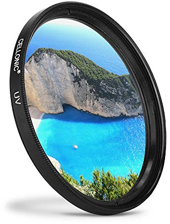 CELLONIC Filtre UV pour objectifs Photo Panasonic-Leica Macro-Elmarit Summilux Lumix G X Vario (Ø 46mm) de 46mm, Filtre Ultraviolet, Protection d'objectif, bloquant Soleil, Parfaitement Transparent