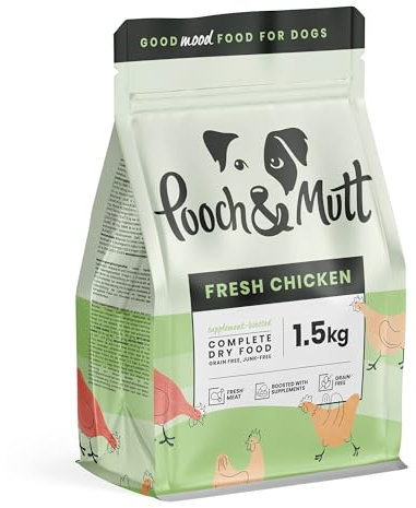 Pooch & Mutt - Fresh Chicken, Complete Dry Dog Food (Grain Free), 1.5kg