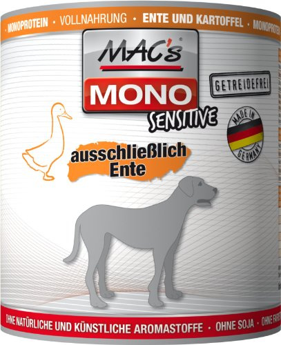 Macs Dog Mono anka (6 x 800 g burk)