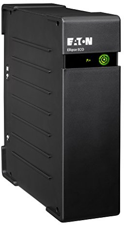 Eaton Onduleur Ellipse ECO 800 USB IEC - Off-Line UPS - Puissance 800VA (4 Prises IEC, Parasurtenseur, Batterie) - UPS avec Interface USB (câble Inclus) - Noir (EL800USBIEC)
