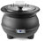 HENDI Suppenkessel, geringer Energieverbrauch, digitales Bedienungsfeld, Bain-Marie-Heizung, Suppenwärmer, Buffet-Wärmer, 8L, 230V/450W, ø370x(H)316mm, Edelstahl, Polypropylen, schwarz
