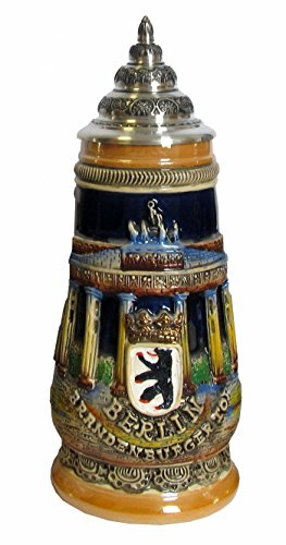KING Bierkrug Berlin Reliefseidel 0,5 Liter Bierseidel