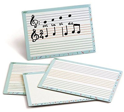 Pizarra pentagrama doble cara faibo 800p